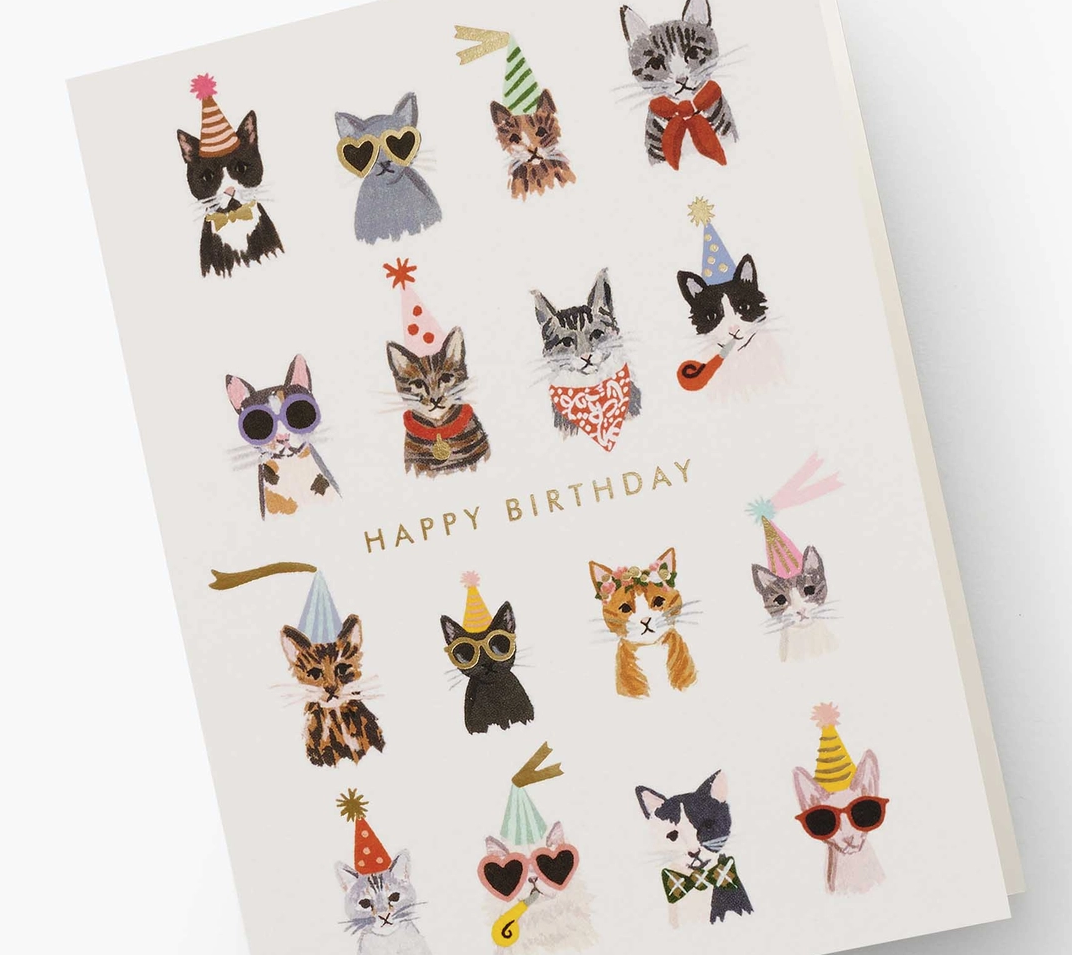 Rifle Paper Co - RP Rifle Paper Co Cool Cats Birthday Card