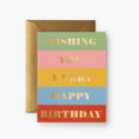 Rifle Paper Co - RP Rifle Paper Co Birthday Wishes Card