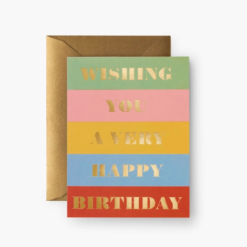 Rifle Paper Co - RP Rifle Paper Co Birthday Wishes Card