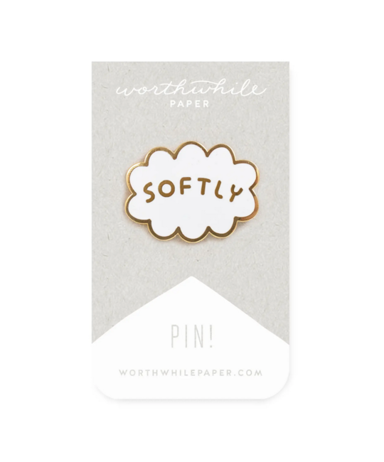 Worthwhile Paper - WOP Softly Enamel Pin