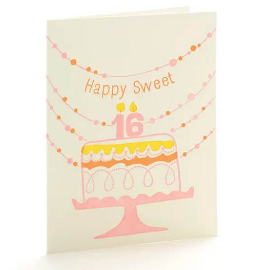 Ilee Papergoods - IP Sweet 16 Birthday Card