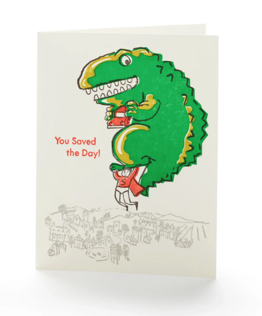 Ilee Papergoods - IP You Saved the Day Card