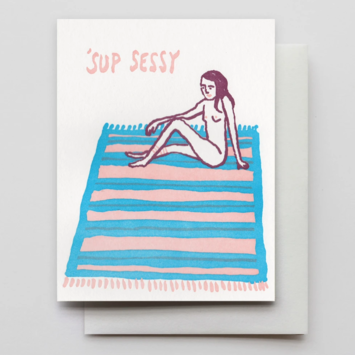 Hammerpress - HA Sessy Lady Card