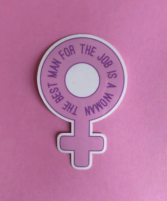 A Shop of Things - ASOT Best Man Feminist Sticker