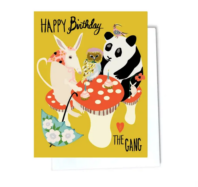 Elizabeth Grubaugh - EG Happy Birthday Mushroom Card