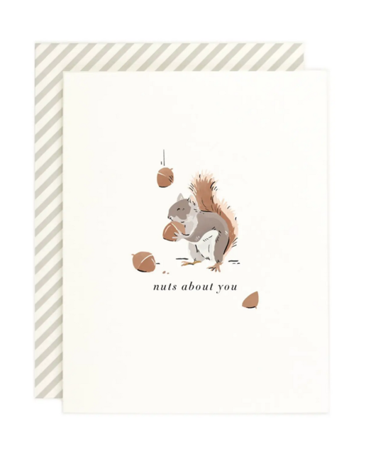 Amy Heitman Illustration - AHI Nuts About You Card