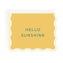 Amy Heitman Illustration - AHI Hello Sunshine Card with Wave Edge