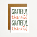 k. Patricia Designs Grateful Thankful Card