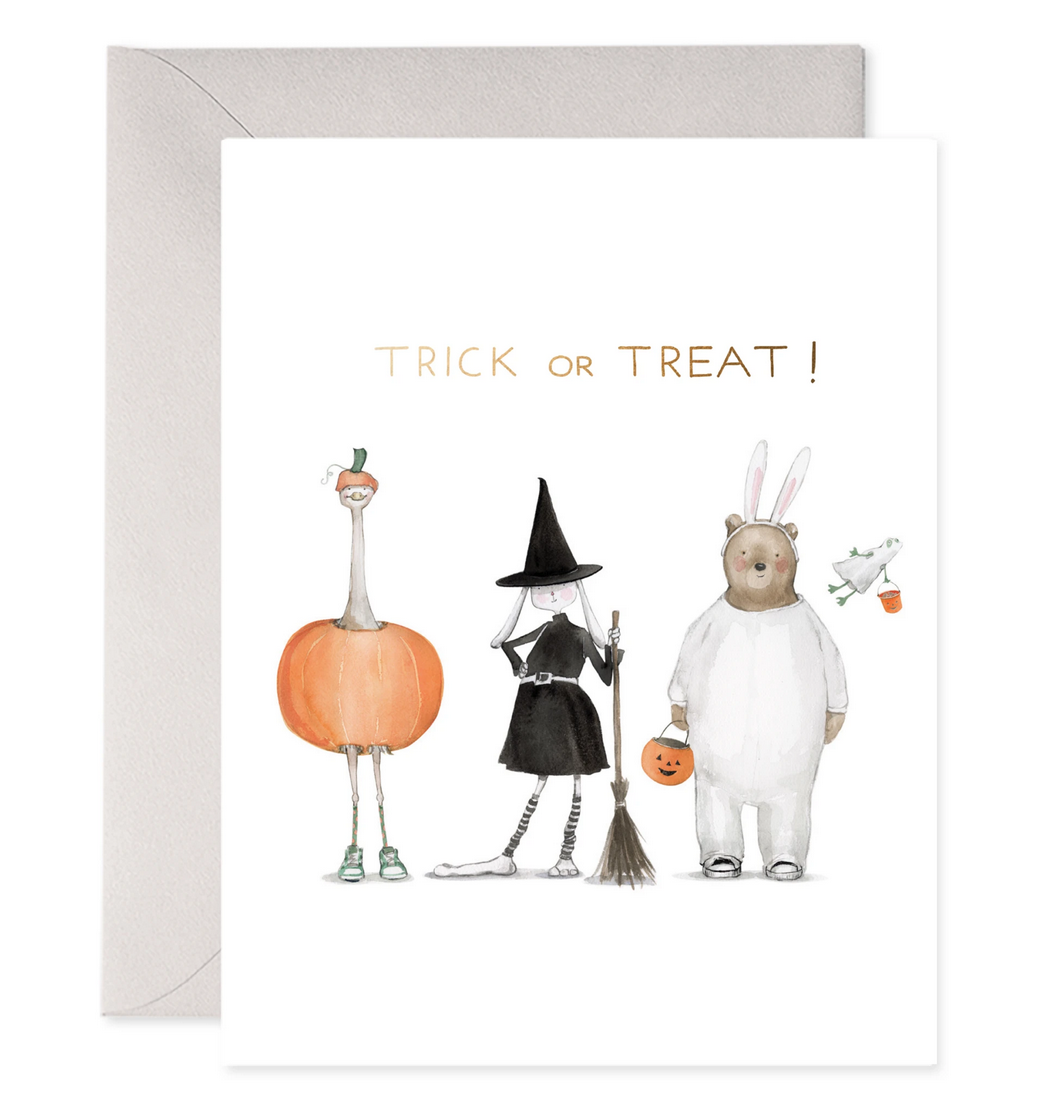 E. Frances Paper Studio - EF Trick Or Treat Squad Halloween Card