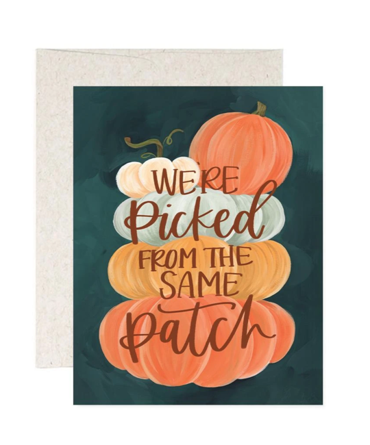 One Canoe Two Letterpress - OC Pumpkin Patch Card