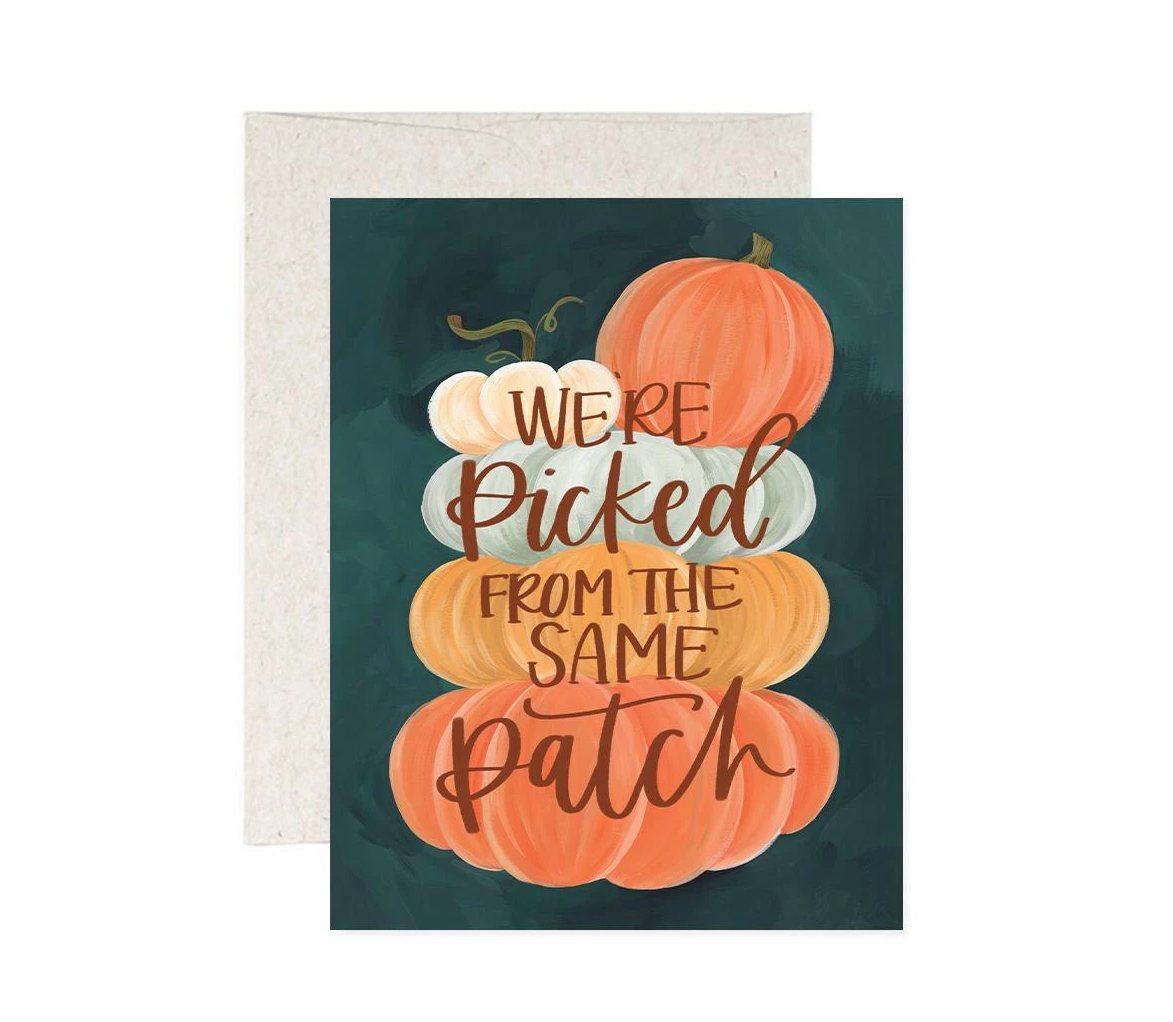 One Canoe Two Letterpress - OC Pumpkin Patch Card