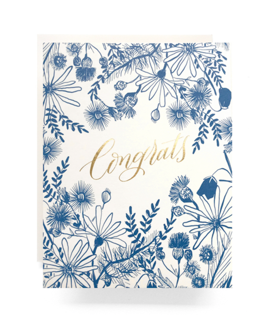 Antiquaria - AN Meadow Congrats Card