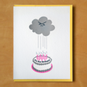 McBittersons - MCB Rain Cloud Birthday Card