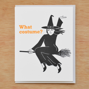 McBittersons - MCB Witch Costume Halloween Card