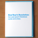 McBittersons - MCB New Year Resolution Card