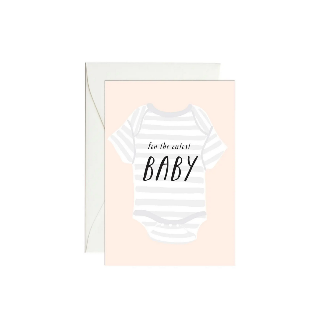 Paula & Waffle - PAW Onesie Cutest Baby Card