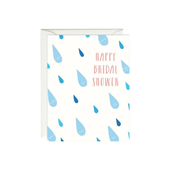 Paula & Waffle - PAW Happy Bridal Shower (Raindrop Blessings) Card