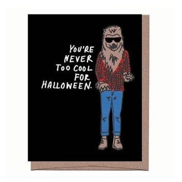 La Familia Green - LFG Hipster Werewolf Halloween Card