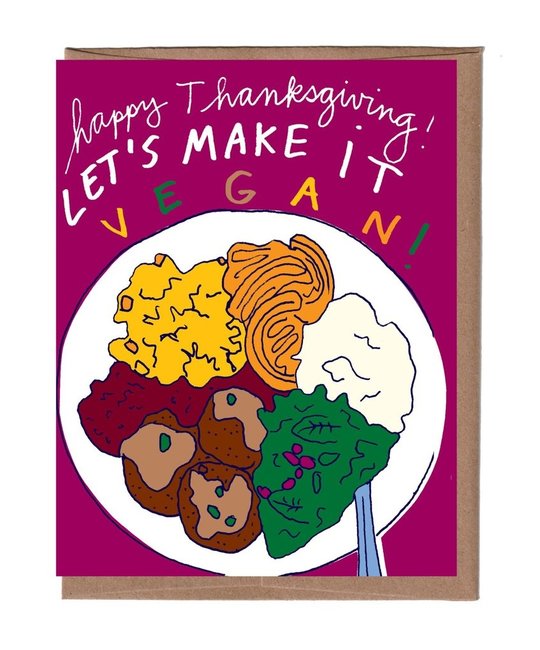 La Familia Green - LFG Vegan Thanksgiving Card