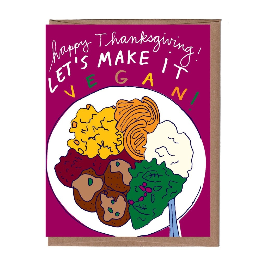 La Familia Green - LFG Vegan Thanksgiving Card