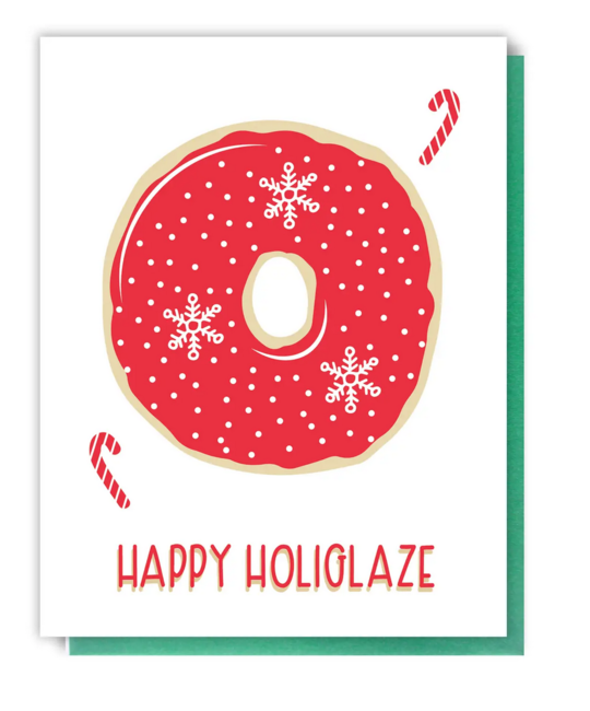 Kiss and Punch - KP Happy Holiglaze Christmas Card