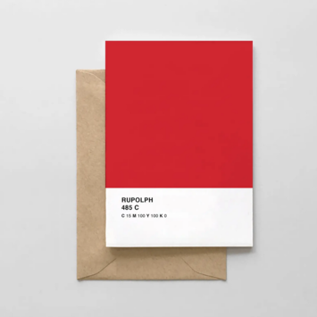 Spaghetti & Meatballs - SAM Rudolph Pantone Card
