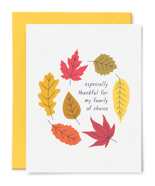 Tiny Hooray - TIH (formerly Little Goat, LG) Family of Choice Thanksgiving Card