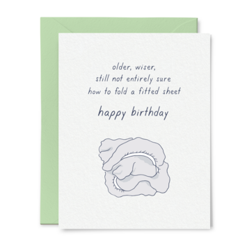 Tiny Hooray - TIH (formerly Little Goat, LG) Fitted Sheet Birthday Card
