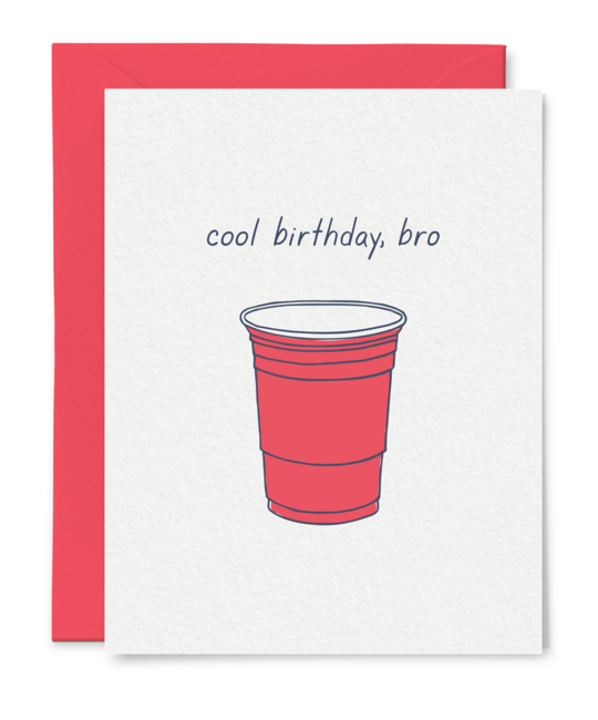 Tiny Hooray - TIH (formerly Little Goat, LG) Cool Birthday, Bro Card