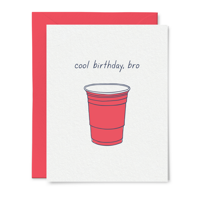 Tiny Hooray - TIH (formerly Little Goat, LG) Cool Birthday, Bro Card