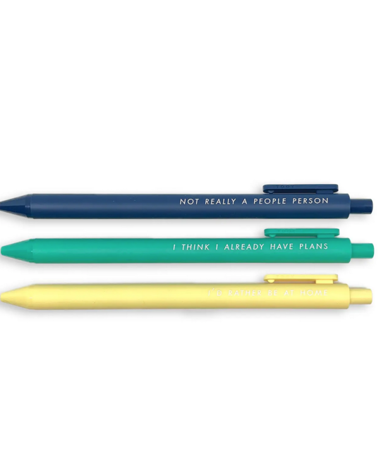 Tiny Hooray - TIH (formerly Little Goat, LG) Pens for Introverts | Set of 3