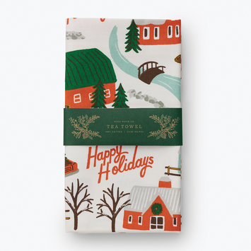 Rifle Paper Co - RP Rifle Paper Co - Christmas Tree Farm Tea Towel