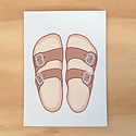 Gold Teeth Brooklyn - GTB Sandals Blank Card