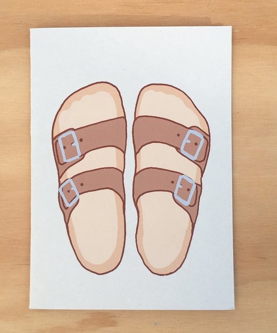 Gold Teeth Brooklyn - GTB Sandals Blank Card