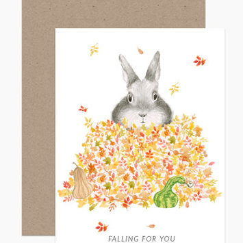 Dear Hancock - DH Falling For You Fall Leaves Card