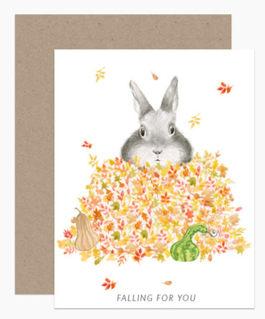 Dear Hancock - DH Falling For You Fall Leaves Card