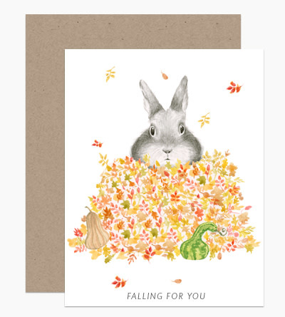 Dear Hancock - DH Falling For You Fall Leaves Card