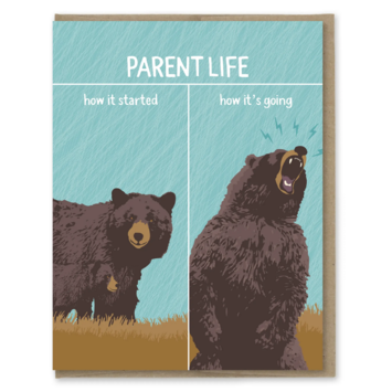 Modern Printed Matter - MPM How It's Going, Parent Life Card