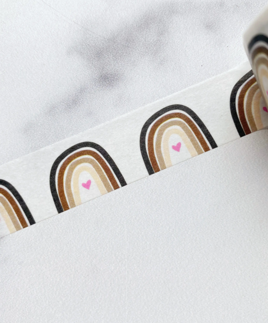 Kiss and Punch - KP Skin Tone Rainbow Washi Tape