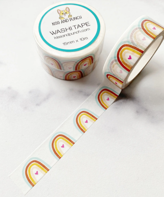 Kiss and Punch - KP Millennial Rainbow Washi Tape