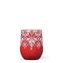 Corkcicle - CO Corkcicle Red Fairisle Stemless