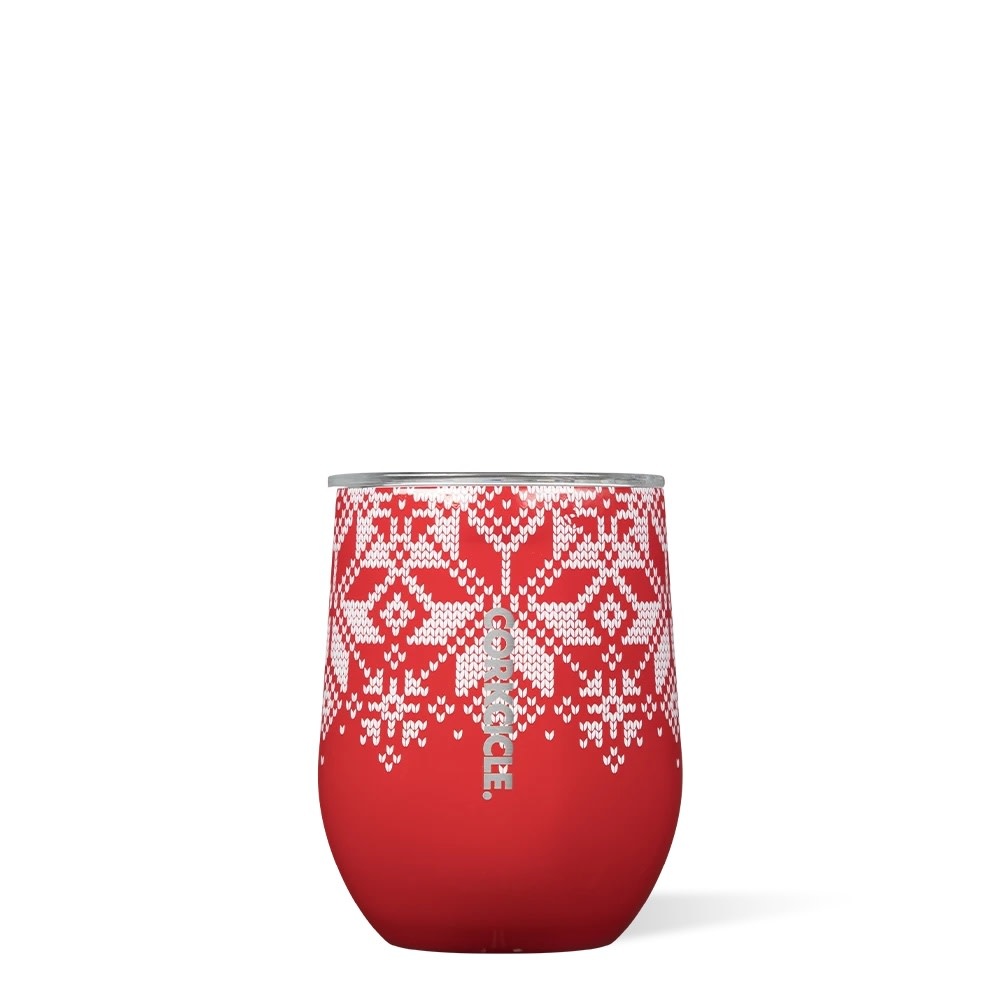 Corkcicle Fair Isle Stemless Wine Glass + Reviews