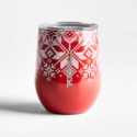 Corkcicle - CO Corkcicle Red Fairisle Stemless