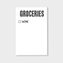 Power and Light Letterpress - PLL Groceries Wine Notepad