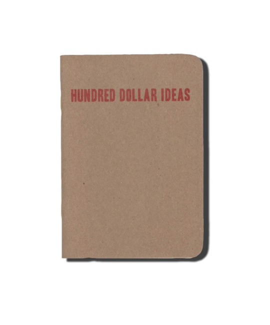 Power and Light Letterpress - PLL Hundred Dollar Idea Notebook