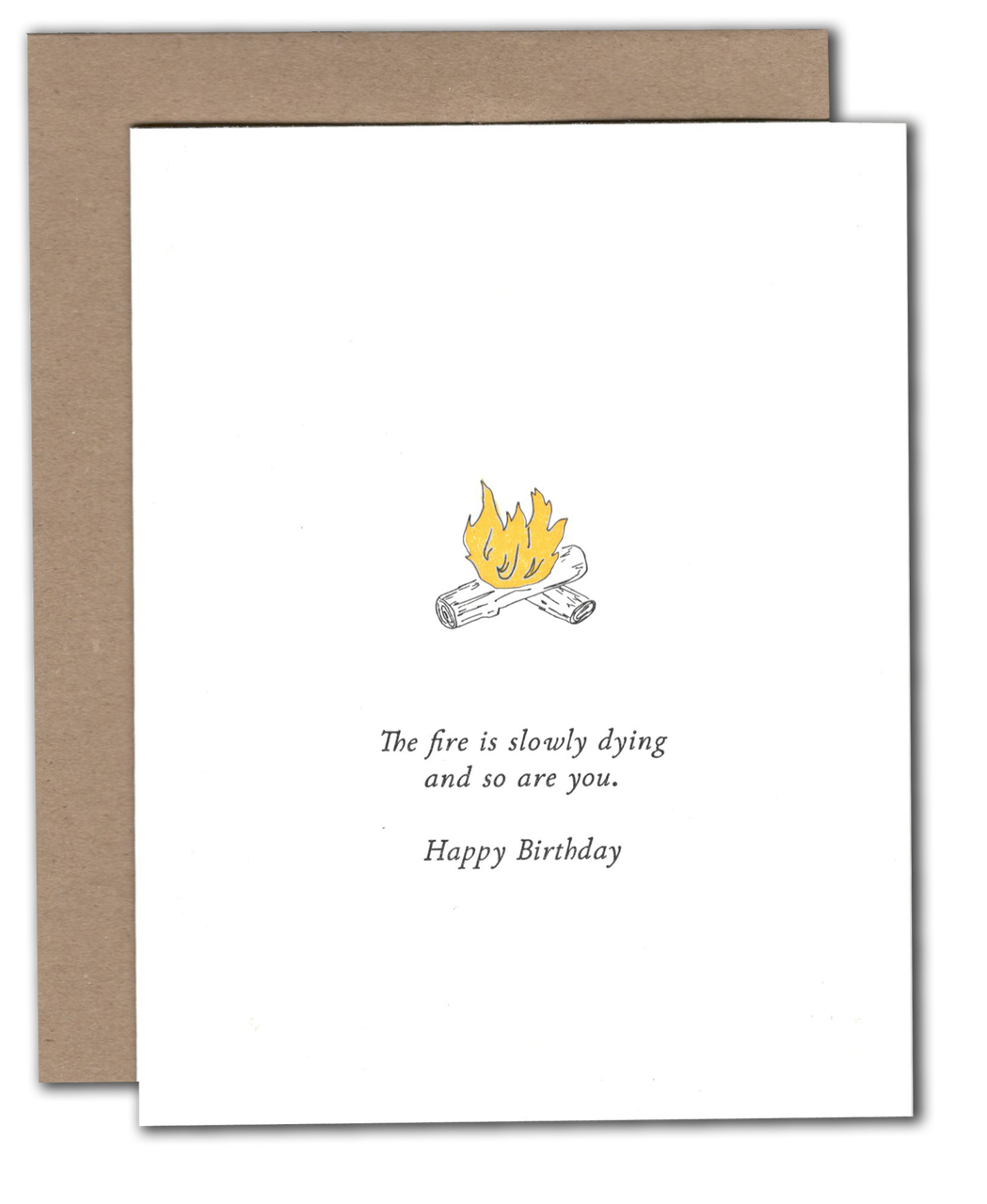 Power and Light Letterpress - PLL Dying Birthday Card