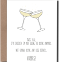 Power and Light Letterpress - PLL Drink Any Less Cheers Card