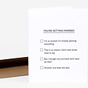 Power and Light Letterpress - PLL Marriage Multiple Choice Card