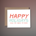 Power and Light Letterpress - PLL Holigays Family Holiday Card