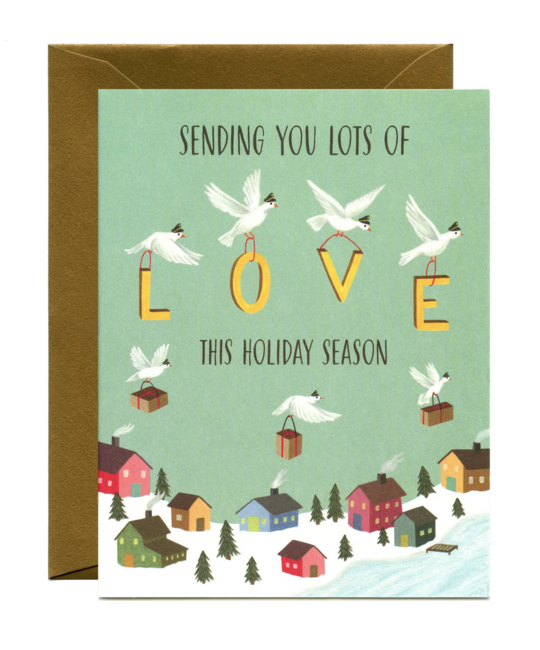 Yeppie Paper - YP Sending Holiday Love Card